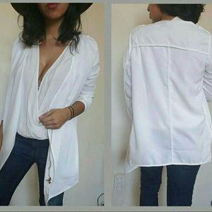 🍂White Lightweight Open Cardigan🍂